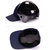 Gorra Antigolpes Transpirable Y Anticolisión Estilo de Béisbol Tejido de Polialgodón Casco Duro ABS Carcasa Interior Anti-Rotura Tamaño Ajustable Hombres Y Mujeres En Invierno
