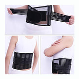 ZFF Cinturón para Cintura Protección, Material Malla Transpirable Perder Pesoabdominal Mejorar Postura Incorrecta Ajustable Aliviar El Dolor De Espalda Baja Faja Lumbar Hombre/Mujer