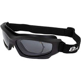 Birdz - Eyewear Flyer Lentes de seguridad para deportes extremos, obra de construcción, paracaidismo, con cristales fotocromáticos antiempañantes de transparentes a ahumados y adaptador Rx