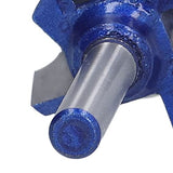 Broca fresadora r Edge Router-3Pcs bit 1/4in Shank 4 Tooth Round Routers bits para carpintería