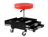 Pro-LifT C-3100 Silla neumática Gris con Bandeja de Herramientas Doble, Capacidad de 300 Libras