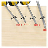 TIANYIA HEZB 1.8/2.0/2.3/2.6/3.0mm Destornillador Triangular CR-V Tornillo Especial de triángulo Compatible con electrodomésticos pequeños