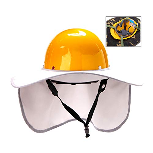 Sombrero de ala Grande Sombrero Duro Seguro Laboral Protector Solar Hombres Y Mujeres En El Sitio Varios Colores Disponibles Resisten Los Rayos UV Cascos de ABS De Alta Resistencia Construcción