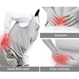 Cinturón de Descompresión Lumbar Physio Ajustable, Postura de la Correa de Cintura Inflable Dispositivo de tracción de Disco para Corrector de Soporte Lumbar para Hombres y Mujeres(Blanco)