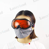 Laserland 190nm-355nm-405nm-445nm-473nm-532nm Gafas de protección láser azul verde CE OD6+
