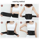 ZFF Soporte Lumbar Cinturón Atrás Apoyo para Hombres Y Mujer con 26 Imanes para Inferior Atrás Dolor Alivio Escoliosis Hernia De Disco Ciática (Size : XL)