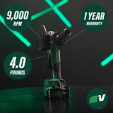 Metabo HPT Amoladora angular | 4-1/2 pulgadas | 18 V inalámbrico | Solo herramienta, sin batería, motor sin escobillas | G18DBALQ4