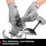 NoCry Cut Resistant Gloves - High Performance Level 5 Protection, Food Grade. Size Small, Free Ebook Included!