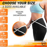 Fitgame - Cinturón de apoyo lumbar para aliviar el dolor | Ciático, hernia de disco y escoliosis para hombres y mujeres - Correas ajustables y almohadilla lumbar extraíble