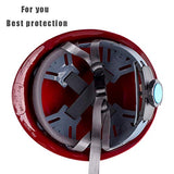 Cascos Duros Construcción Soporte De 8 Puntos Absorción De Golpes Tamaño Libremente Ajustable 4 Colores Resistente Al Impacto Y Al Impacto