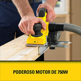STANLEY Cepillo Eléctrico para Madera de 3 1/4 Pulgadas (82mm) 750W 16500RPM STPP7502
