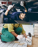 SATINIOR 36 pares de guantes de trabajo de mano de algodón blanco, guantes de trabajo de seguridad, forros de algodón para hombres y mujeres, guantes de barbacoa de algodón (borde rojo), talla única