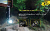 Nitecore MT21C - Linterna LED de cabeza inclinable de 1000 lúmenes y 90 grados, batería recargable NL1826R con cable de carga USB EdisonBright
