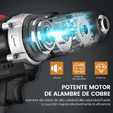 Taladros, Taladros Inalámbricos, Taladros Multiusos y Utensilios Domésticos 7500 mAh, 12 V Ideal para montaje de muebles, desmontaje de electrodomésticos, desmontaje de juguetes