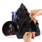 WORKPRO W081020A bolsa de almacenamiento compacta para herramientas, boca ancha superior, 12 pulgadas