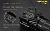 Nitecore Tiny Monster TM28 6000 Lumens 716 Yards Super Bright Rechargeable LED Flashlight w/ Nitecore IMR 18650s and Lumen Tactical Battery Organiser