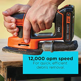 BLACK+DECKER Lijadora de hojas (BDCMS20C)