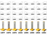 Broca Fresadora 1-1/2" Cove Faux Panel CNC Cabinet Door Raised Panel Router Bit 1/2" Shank