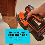 BLACK+DECKER Lijadora de hojas (BDCMS20C)