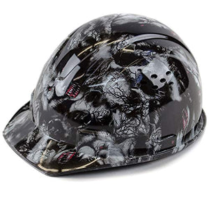 Gorra de seguridad con suspensión de trinquete de 4 puntos, 1EA (lobos)