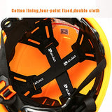 Casco De Obra, El Casco De Seguridad Industrial MáS Ligero. Lente Oculta RetráCtil, DiseñO De RetencióN De La Barbilla, Refuerzo Resistente del Remache.