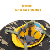 Sombrero de ala Grande Sombrero Duro Seguro Laboral Protector Solar Hombres Y Mujeres En El Sitio Varios Colores Disponibles Resisten Los Rayos UV Cascos de ABS De Alta Resistencia Construcción