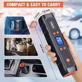 Nulksen Inflador de neumáticos, compresor de aire portátil, bomba de aire inalámbrica de 150 PSI para neumáticos de coche con batería de 6000 mAh, bomba de neumáticos eléctrica con medidor de presión luz LED para bola de motor de coche y bicicleta