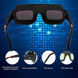 GAFAS PARA SOLDAR Solinder Solar Powered Auto Os cimiento Soldadura Goggle Máscara Casco Soldador Gafas PC Lente Ojo Gafas para protección de Soldadura