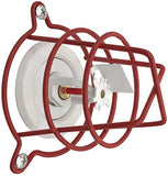 Happy Tree Paquete de 6 protectores de cabeza de aspersor contra incendios para cabezal de fuego de 1/2 pulgadas y 3/4 pulgadas para proteger el montaje empotrado y la pared lateral y la cabeza colgante semiempotrada, rojo