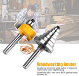1/2"H - 1/4" Broca para fresadora de conejeras