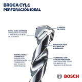 Juego de Brocas BOSCH  CYL-1 | 8pz