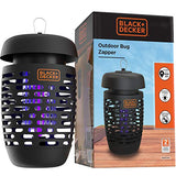 Black + Decker Zapper - Repelente de mosquitos y mosquitos - Trampas para moscas para interiores y exteriores, trampas para mosquitos y polillas, atrapador de insectos y asesino de 600 pies cuadrados de cobertura para insectos