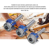Broca fresadora r Edge Router-3Pcs bit 1/4in Shank 4 Tooth Round Routers bits para carpintería