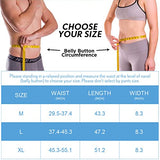 COOFANDY Cinturón de apoyo lumbar para dolor de espalda baja, alivio de la ciática, tirantes antideslizantes para la espalda para el trabajo, deporte, cinturón de apoyo de espalda con malla transpirable para hombres y mujeres, Negro, M