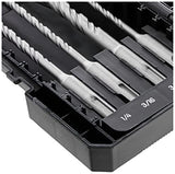 Juego de brocas y cincel, 6 piezas Marca Amazon - Denali Masonry SDS-Plus