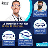 Active Jungle| Lentes Ajustables Médicos Seguridad Protección: Antivirus, Antiempañantes, Antirayaduras y Transparentes| Gafas para Fluidos, Micropartículas Contaminación, Golpes, Rayaduras| Goggles Gogles Quirurgicos Herméticos Tácticos Fitosanitarios In