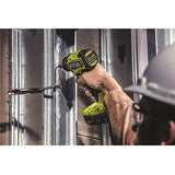 Juego de herramientas Ryobi ONE+ HP 18V sin escobillas compacto inalámbrico de 1,27 cm Kit de taladro e impacto con (2) baterías de 1,5 Ah, cargador y bolsa