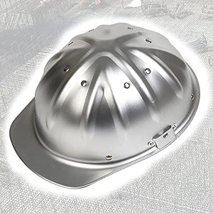 Casco de Seguridad Casco de aleación de Aluminio Casco de Alta Resistencia Casco de Trabajo Casco para Exteriores La Parte Superior es más Segura y eficaz