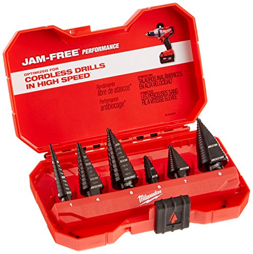 Juego de brocas Step Bit Set, 6 Pieces