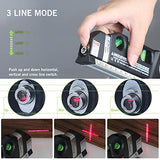 Qooltek Multipurpose Laser Level laser measure Line 8ft+ Measure Tape Ruler Adjusted Standard and Metric Rulers