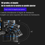 Rabbitstorm Linterna LED Frontal Lámpara Recargable Headlamp, 8 LED Linterna 8 Modos con Cable USB, Impermeable LED Cabeza Linterna Cabeza Luz Roja para Camping, Pesca, Reparación de Coche, Exterior