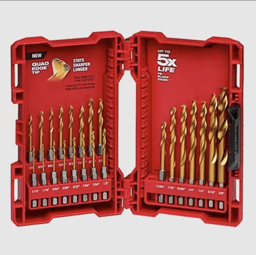 Juego de brocas Kit Tin Shockwave, 23 Pieces