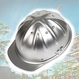 Casco de Seguridad Casco de Seguridad Ajustable de Aluminio Casco de Trabajo Casco para Exteriores La Parte Superior es más Segura y eficaz para Evitar pinchazos