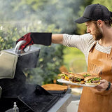 Guantes resistentes al calor para parrilla, alta resistencia a la temperatura, guantes ignífugos para asar a la parrilla, para freír, barbacoa, cocinar, hornear, horno, cortar