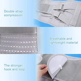 DOACT Cinturón de apoyo lumbar para hombres y mujeres (gris-l Talla)