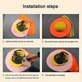 Casco de Seguridad Industrial, Casco de construcción rígido, arnés de 6 Puntos, Casco de Protección, Casco de Trabajo Casco