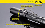 Nitecore MT2A CREE XP-G2 R5 LED 345 Lumen Multi-Task Flashlight, Black