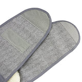 FakeFace Correa térmica gruesa para hombre y mujer, para invierno, de cachemira, cinturón de apoyo lumbar reumático, dolor de espalda, soporte térmico, abdominal, estómago, calentador de riñón, banda protectora gris