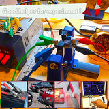 Hilitchi 63pcs aislado Alligator Clips y abrazaderas Surtido Kit incluye cable de prueba colorido, cables de prueba de articulaciones con clips de doble extremo, clip plano y de cocodrilo para experimento, pruebas