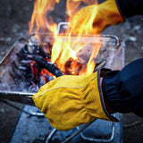 1 par de guantes de cuero ignífugos,